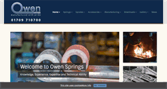 Desktop Screenshot of owensprings.co.uk