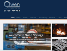 Tablet Screenshot of owensprings.co.uk